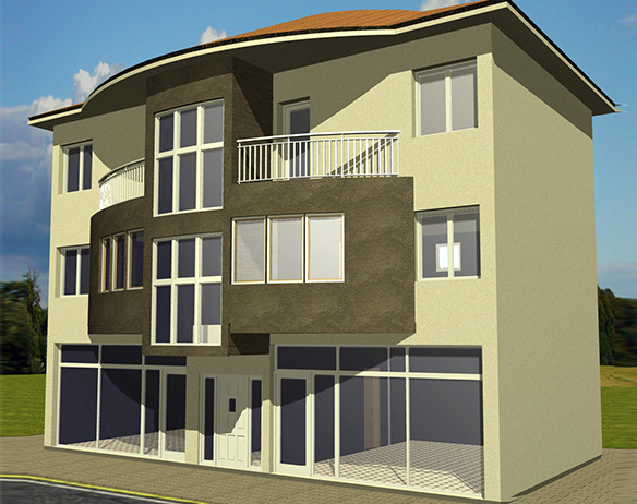 Multifamily residential building