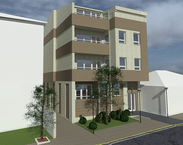 Multifamily residential building