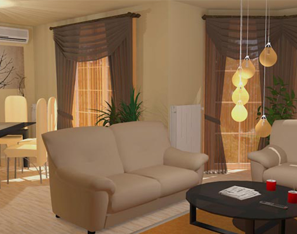 Interior private houses