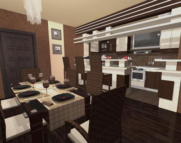 Interior private houses