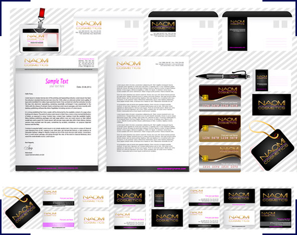 Stationery set design