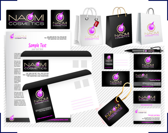 Stationery set design
