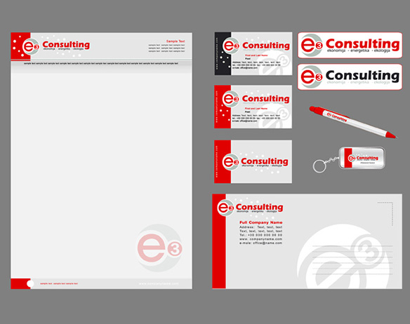 Stationery set design