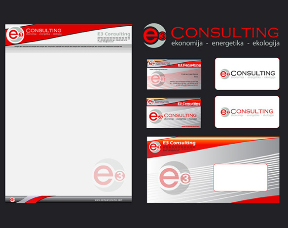 Stationery set design