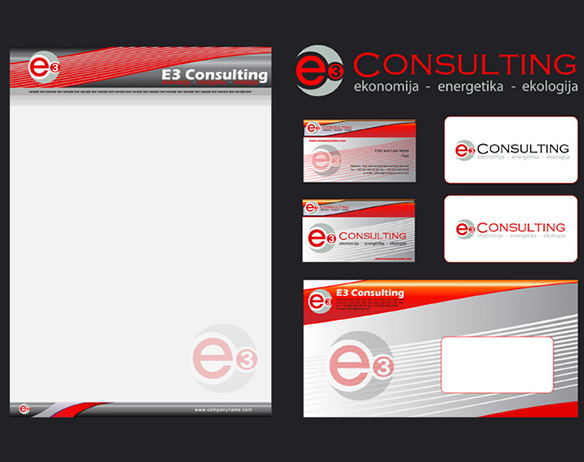 Stationery set design