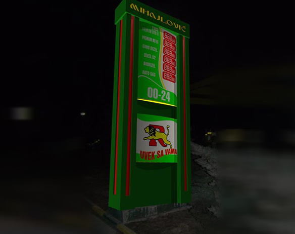  Totem - billboard & illuminated advertising