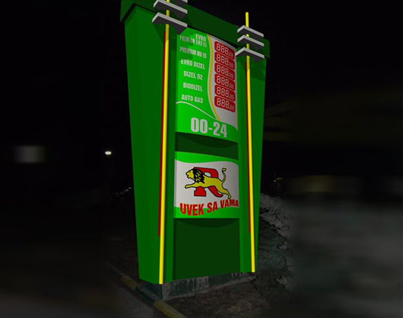  Totem - billboard & illuminated advertising